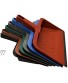 Set of Heavy Duty Deep Dustpans! Rubber Lip 12" Deep Dustpans Perfect for any Office Home or Workplace! 6 Assorted
