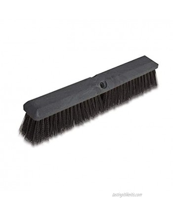 Malish 37188 Black 18" Push Broom Head