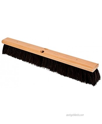 PFERD 89215 Fine Sweeping Broom with Lacquered Hardwood Block 24" Block Length 3" Trim Length
