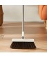 Cleaning Broom Detachable Handle Floor Indoor Sweeper Brush Long Handle 180° Rotating Head Thickening Bristles Cleaning Brooms as shown