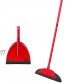 Vileda 158736 Super Classic Broom with Triangular Handle and Super Duster Classic Sweeping Set Broom Set – Red 16 x 49 cm