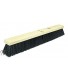 Weiler 42037 24" Block Size Black Polypropylene Fill Medium Sweep Floor Brush