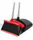 Broom and Dustpan Set Strongest NO MORE TEARS 80% Heavier Duty Upright Standing Dust Pan with Extendable Broomstick for Easy Sweeping Easy Assembly Great Use for Home Kitchen Room Office Lobby