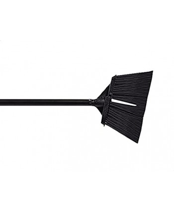 Commercial Short Lobby Angle Broom Black 4-pack