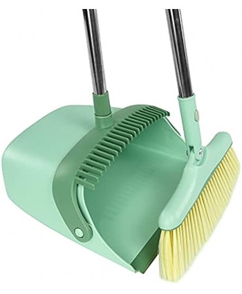 Y-SPACE Standing Upright Combo Broom and Dustpan Set for Home Room Office Lobby Use